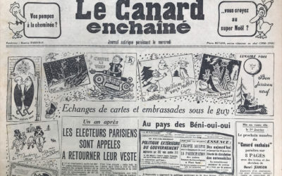N° 1888 du Canard Enchaîné –  26 Décembre 1956