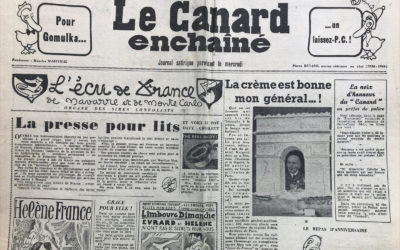 N° 1892 du Canard Enchaîné –  23 Janvier 1957