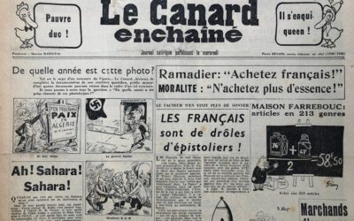 N° 1895 du Canard Enchaîné –  13 Février 1957