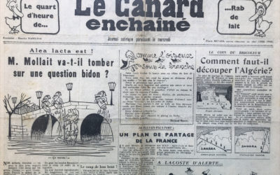 N° 1898 du Canard Enchaîné –  6 Mars 1957