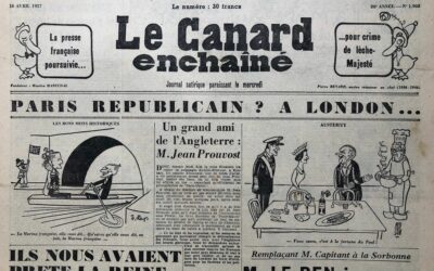 N° 1903 du Canard Enchaîné –  10 Avril 1957