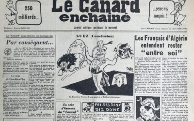 N° 1905 du Canard Enchaîné –  24 Avril 1957