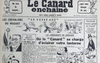N° 1906 du Canard Enchaîné –  30 Avril 1957