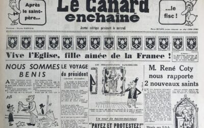N° 1908 du Canard Enchaîné –  15 Mai 1957