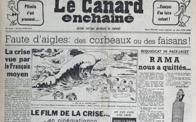 N° 1911 du Canard Enchaîné –  5 Juin 1957