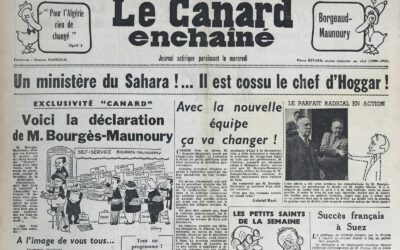 N° 1912 du Canard Enchaîné –  12 Juin 1957