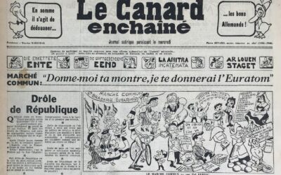 N° 1915 du Canard Enchaîné –  3 Juillet 1957