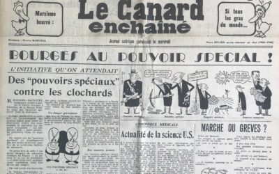 N° 1917 du Canard Enchaîné –  17 Juillet 1957
