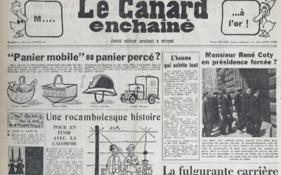 N° 1920 du Canard Enchaîné –  7 Août 1957