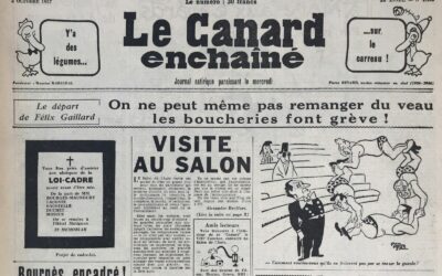 N° 1928 du Canard Enchaîné –  2 Octobre 1957