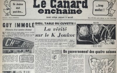 N° 1932 du Canard Enchaîné –  30 Octobre 1957