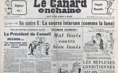 N° 1934 du Canard Enchaîné –  13 Novembre 1957