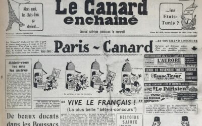 N° 1935 du Canard Enchaîné –  20 Novembre 1957