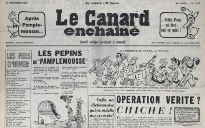 N° 1938 du Canard Enchaîné –  11 Décembre 1957