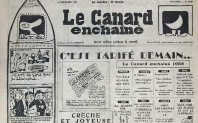 N° 1940 du Canard Enchaîné –  25 Décembre 1957