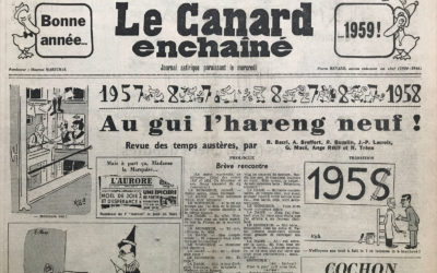 N° 1941 du Canard Enchaîné –  1 Janvier 1958