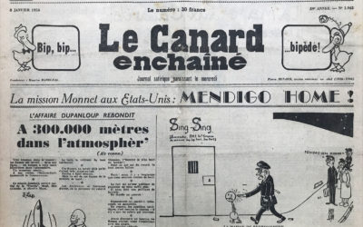 N° 1942 du Canard Enchaîné –  8 Janvier 1958