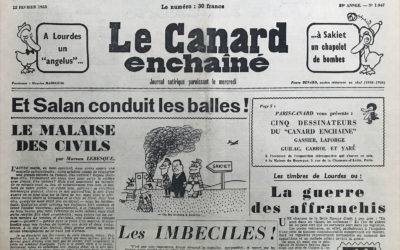 N° 1947 du Canard Enchaîné –  12 Février 1958