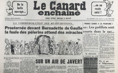 N° 1951 du Canard Enchaîné –  12 Mars 1958