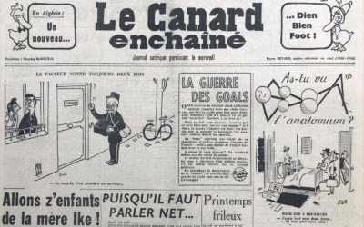 N° 1956 du Canard Enchaîné –  16 Avril 1958