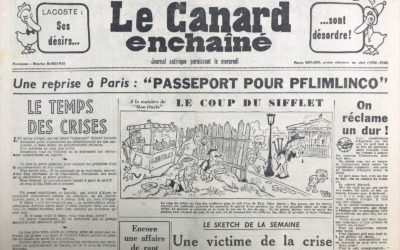 N° 1960 du Canard Enchaîné –  14 Mai 1958