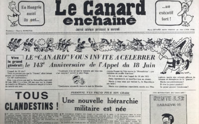N° 1965 du Canard Enchaîné –  18 Juin 1958