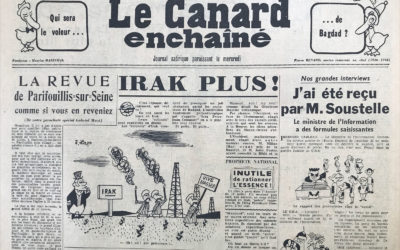 N° 1969 du Canard Enchaîné –  16 Juillet 1958