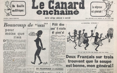 N° 1975 du Canard Enchaîné –  27 Août 1958