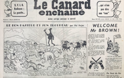 N° 1977 du Canard Enchaîné –  10 Septembre 1958