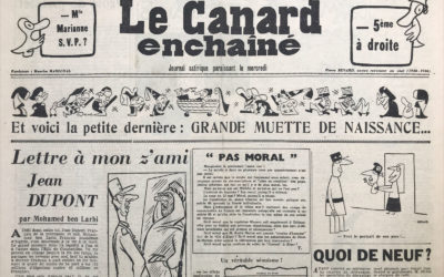 N° 1981 du Canard Enchaîné –  8 Octobre 1958