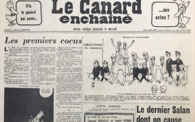 N° 1982 du Canard Enchaîné –  15 Octobre 1958