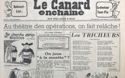 N° 1983 du Canard Enchaîné –  22 Octobre 1958