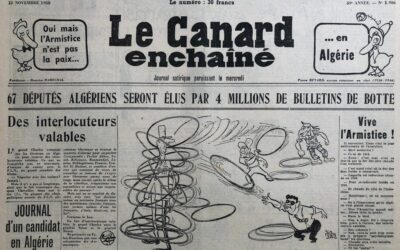 N° 1986 du Canard Enchaîné – 12 Novembre 1958