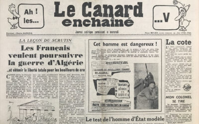 N° 1988 du Canard Enchaîné –  26 Novembre 1958