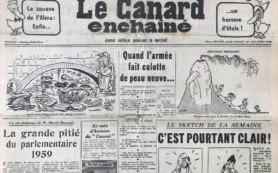 N° 1996 du Canard Enchaîné –  21 Janvier 1959