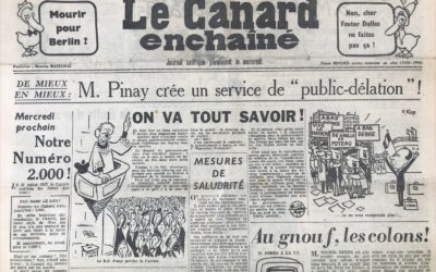 N° 1999 du Canard Enchaîné –  11 Février 1959