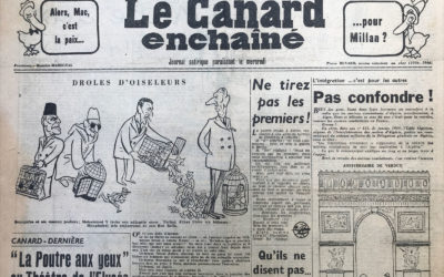 N° 2001 du Canard Enchaîné –  25 Février 1959