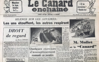 N° 2002 du Canard Enchaîné –  4 Mars 1959