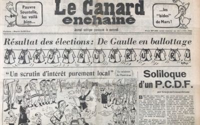 N° 2003 du Canard Enchaîné –  11 Mars 1959
