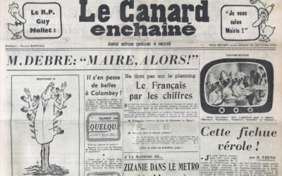 N° 2004 du Canard Enchaîné –  18 Mars 1959