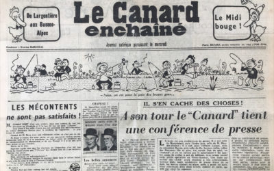 N° 2007 du Canard Enchaîné –  8 Avril 1959