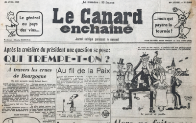 N° 2009 du Canard Enchaîné –  22 Avril 1959