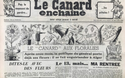 N° 2010 du Canard Enchaîné –  29 Avril 1959