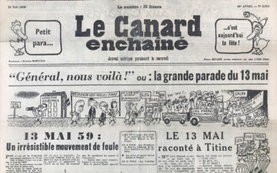 N° 2012 du Canard Enchaîné –  13 Mai 1959