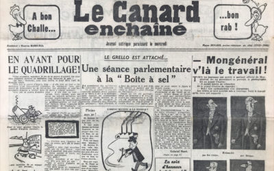 N° 2013 du Canard Enchaîné –  20 Mai 1959