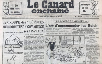 N° 2014 du Canard Enchaîné –  27 Mai 1959