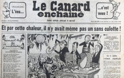 N° 2021 du Canard Enchaîné –  15 Juillet 1959