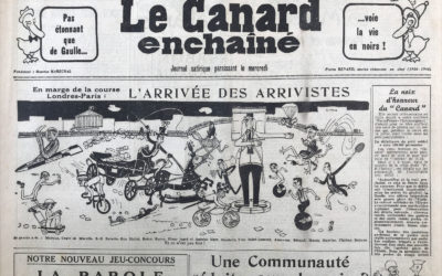 N° 2022 du Canard Enchaîné –  22 Juillet 1959