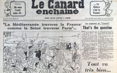 N° 2023 du Canard Enchaîné –  29 Juillet 1959