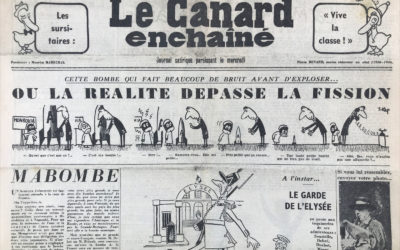 N° 2025 du Canard Enchaîné –  12 Août 1959